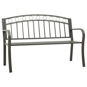 Buitenbank 120cm gepoedercoat staal - Laatste Stuk!, Ophalen of Verzenden, Zo goed als nieuw, Metaal