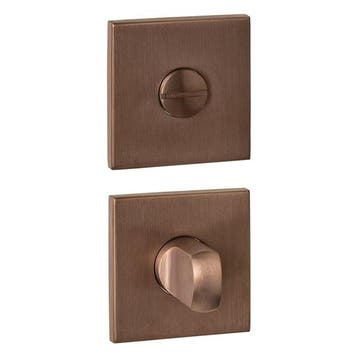 Deurbeslag | Wc-sluiting | Intersteel (Vierkant, RVS, Brons), Verzenden, Nieuw