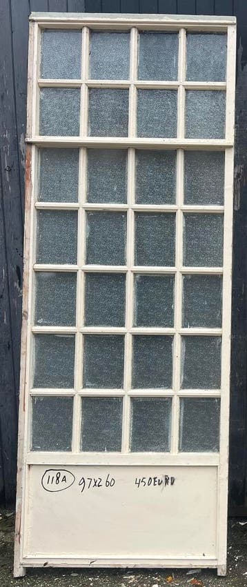 300 nieuwe - oude ramen dubbelglas enkel glas oud glas roede, Ophalen of Verzenden, Gebruikt, Gevelraam of Ruit, Dubbelglas