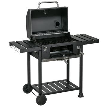 Houtskoolgrill Campinggrill Met Twee Grillroosters, Inklapba, Tuin en Terras, Verzenden