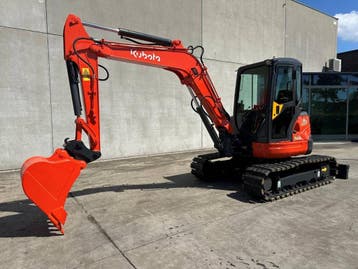 Veiling: Midigraafmachine Kubota KX155-3SZ Diesel 2012, Ophalen, Graafmachine