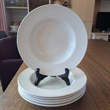 Royal Stafford - Bord (6) - Pearl - Beenderporselein - Stijl