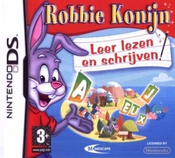 Robbie Konijn Leer Lezen en Schrijven [Nintendo DS], Ophalen of Verzenden, Zo goed als nieuw