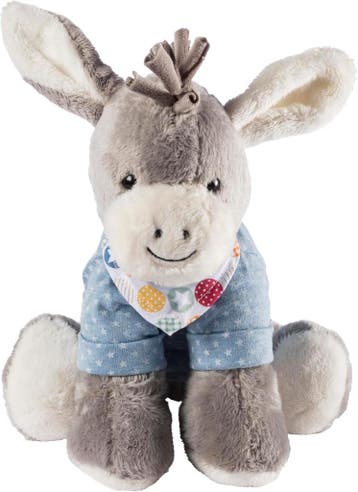 Baby Muziekdoos Ezel Emmi Grijs/Blauw | Tweedekansje OP=OP, Ophalen of Verzenden, Zo goed als nieuw, Overige typen, Met geluid