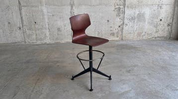 Kruk - Hout - Industriële 1950-1960 – Vintage Industriële
