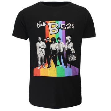 The B-52’s Rainbow Band Photo T-Shirt, Verzenden, Nieuw