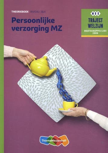Persoonlijke verzorging MZ Niveau 3 amp 4 Theo 9789006858914, Boeken, Verzenden, Zo goed als nieuw