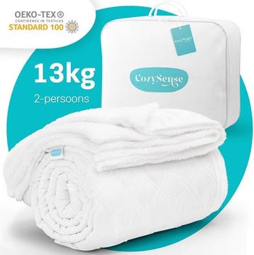 2dekans | CozySense® Verzwaringsdeken 13kg - 200x200cm -, Ophalen of Verzenden, Gebruikt