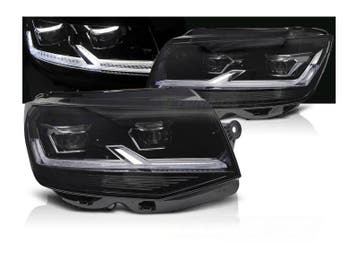 FULL LED koplampen DRL Black geschikt voor VW T6, Verzenden, Nieuw, Volkswagen