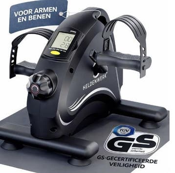 2dekans | Heldenwerk Stoelfiets - Pedaaltrainer - Compact -, Sport en Fitness, Fitnessmaterialen, Ophalen of Verzenden, Zo goed als nieuw