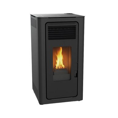 Audax pelletkachel 8 KW Zwart