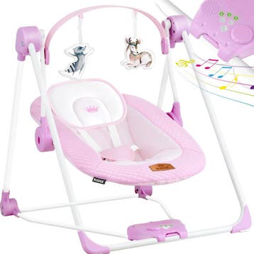 Wipstoel - Babyschommel - Baby Swing -  max 9kg - Roze - KID, Verzenden, Zo goed als nieuw
