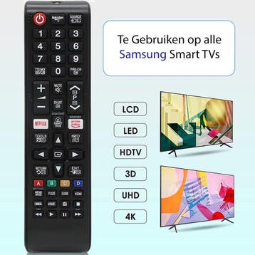 Samsung Universele Afstandsbediening met Appknoppen - Slimtr, Ophalen of Verzenden, Nieuw