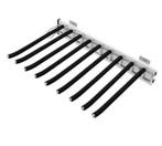 Uitschuifbaar Broekenrek – 9 Stangen Zijmontage Kastrek, Verzenden, Nieuw