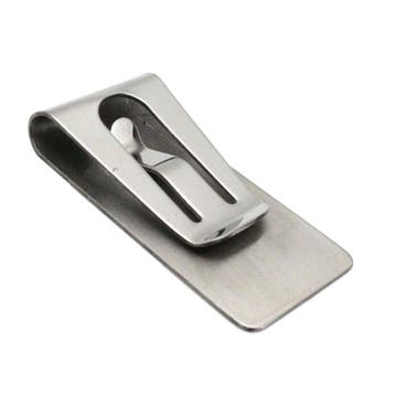 Fako Bijoux - Geldclip - Moneyclip - RVS - Veer - 55x27mm -, Sieraden, Tassen en Uiterlijk, Verzenden, Nieuw