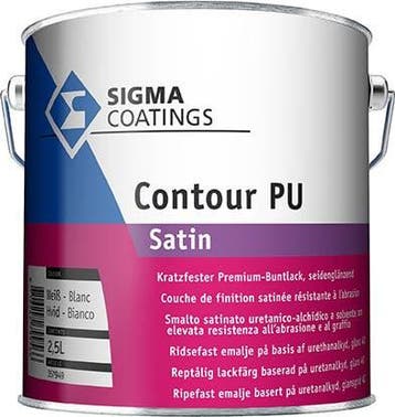 Sigma S2U / Contour PU Satin - 2,5 liter - WIT, Verzenden, Nieuw