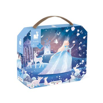 Janod puzzel - Magisch winterlandsc van €20,99 voor €10,50, Ophalen of Verzenden, Nieuw