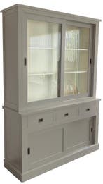 Buffetkast zijdegrijs Gouda 160cm, Ophalen of Verzenden, Nieuw