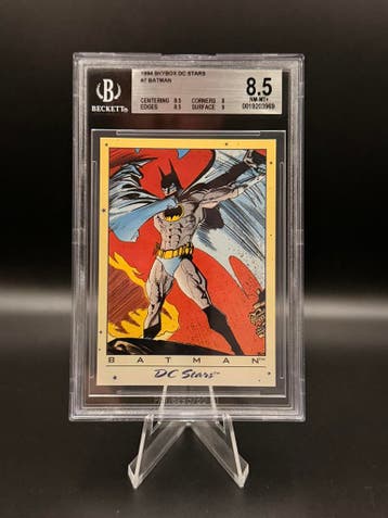 Beckett Bgs 8.5 1994 Skybox DC Stars Batman #7, Verzenden, Zo goed als nieuw, Losse kaart