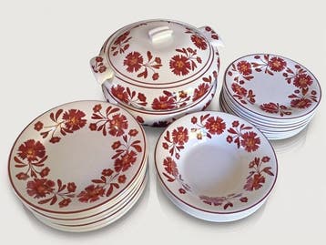 Richard Ginori - Cesare Lacca - Tafelservies (27) - Mondovì
