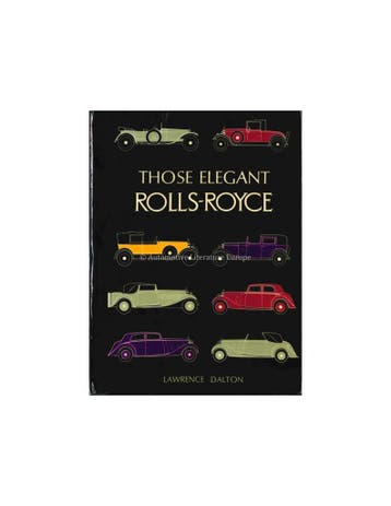 THOSE ELEGANT ROLLS ROYCE, Nieuw, Author