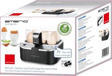 Emerio EB-123177 - Smart Eierkoker - RVS - Capaciteit Voo..., Verzenden, Nieuw