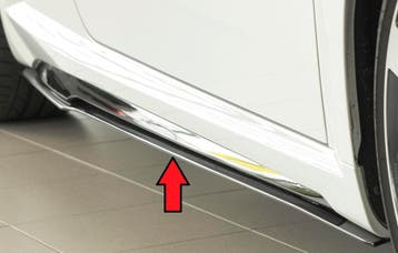 Side skirt aanzetstuk | geschikt voor Audi | TT S-Line / TTS, Verzenden, Nieuw, Audi