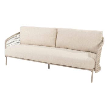 4 Seasons Outdoor Puccini 3-zits lounge bank incl. 3 kussens, Nieuw