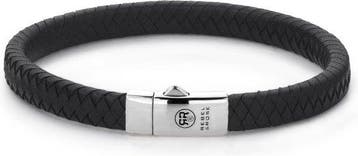 Rebel&amp;Rose armband - Small Braided Black, Verzenden, Nieuw