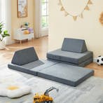 Speelbank Norhulta 5-delig kinderbank 150x66x45,5 cm grijs [, Verzenden, Nieuw