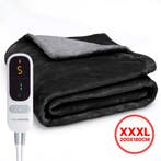 Seranova Elektrische Deken - 200x180cm - Warmtedeken - Grijs, Huis en Inrichting, Woonaccessoires | Plaids en Woondekens, Ophalen of Verzenden