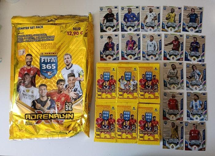 2026 Panini Adrenalyn XL FIFA 365 +16 Limited Karten, Verzamelen, Stickers