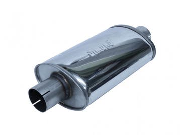 Demper 63mm ovaal 185/115mm 320mm lang RVS Simons Super, Ophalen of Verzenden, Nieuw