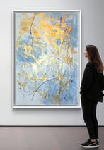 Irena Lenartowicz - Blue&Gold Composition - XXL