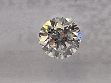 1 pcs Diamant (Natuurlijk) - 0.40 ct - Rond - F - VVS1 -, Nieuw