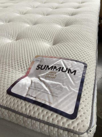 Vita Talalay Cinderella topper SUMMUM 100/200 OP=OP, Huis en Inrichting, Slaapkamer | Beddengoed, Verzenden, Nieuw, Wit, Overige typen
