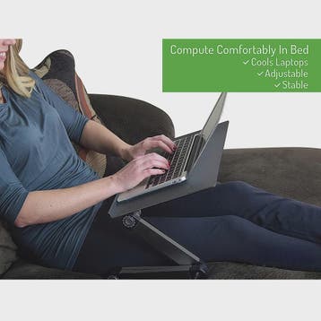 Verstelbare Laptoptafel 360° Draaibaar - Ideaal voor Bed, Ba, Verzenden, Nieuw