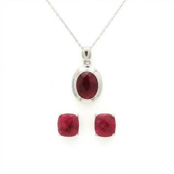 Zonder minimumprijs - 2-delige sieradenset Zilver - 24.92ct., Sieraden, Tassen en Uiterlijk