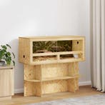 vidaXL Terrarium Bruin 100 x 40 x 90 cm OSB, Verzenden, Nieuw