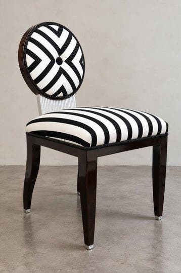 Fauteuil - Hout, Textiel, Verzilverd - Art Deco-stoelen