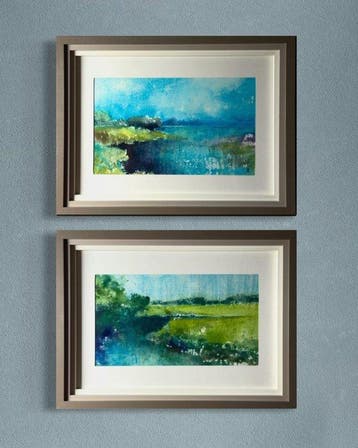 Eugène Eechaut (1928-2019) - 2 works- Abstract landscape -