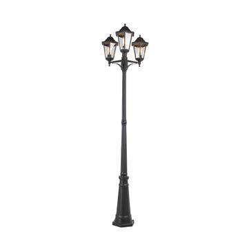 Landelijke buiten lantaarn zwart IP44 - New Orleans, Verzenden, Nieuw, Aluminium