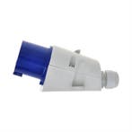 ProPlus Wandstekker - 3-polig - IP44 - 16A - 230V - Blauw..., Ophalen of Verzenden, Nieuw