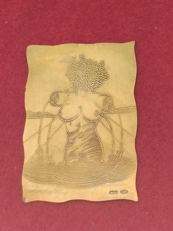 Salvador Dali (1904-1989) - Reliëf, Venere italica - 6 cm -