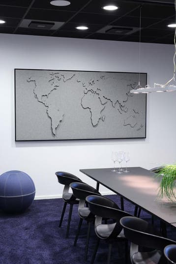World Map akoestisch schilderij, Overige plaatsen, Ophalen of Verzenden, Nieuw in verpakking, Overige typen