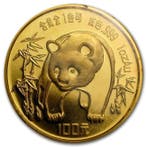 China. 100 Yuan 1986 1 oz ¥100 CNY Chinese Gold Panda BU