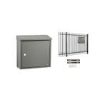 Hekbrievenbus Allux 400 - antraciet, Tuin en Terras, Verzenden, Nieuw