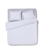 HEMA Dekbedovertrek 240x200/220cm hotel katoen percal wit, Verzenden, Nieuw, Wit