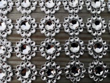 Zeeuwse knop matjes Zilver 15mm 1 yard, Ophalen of Verzenden, Nieuw