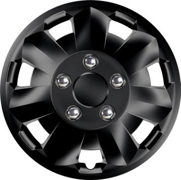 Wieldoppen  Nova NC Zwart 16 inch, Auto diversen, Verzenden, Nieuw